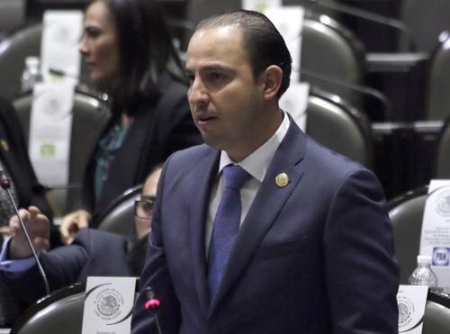 El PAN reiteró que su voto “será contra la regresión y destrucción del país”, señaló su líder Marko Cortés. Foto Jesús Villaseca / Archivo 