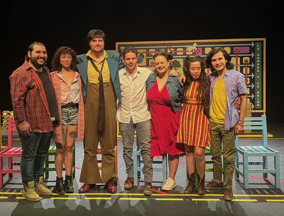 Presentación de un fragmento de la obra El lugar de la sombra y la brisa, del dramaturgo David Gaitán, en el Foro de las Artes del Cenart. Foto Víctor Camacho