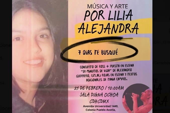 Dicha confronta es importante, porque la familia “busca justicia, no venganza”, tanto por la muerte de Lilia. Foto @AccionDH