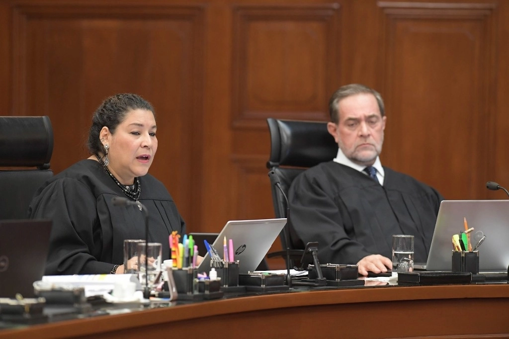 La ministra Lenia Batres, durante una sesión del Pleno de la SCJN. Foto Cuartoscuro / archivo 