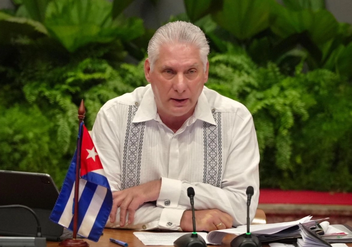 En el Palacio de la Revolución, Díaz-Canel recibió a Del Moral Vela, quien viajó a Cuba al frente de una delegación para cumplir una visita de trabajo. Foto