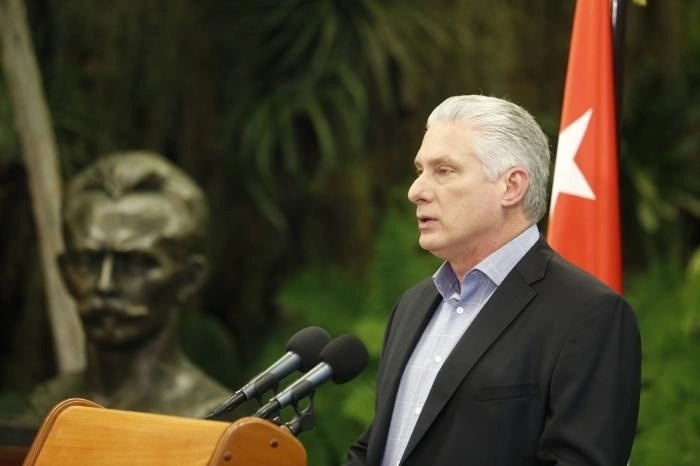 El presidente de Cuba, Miguel Díaz-Canel. Foto Europa Press