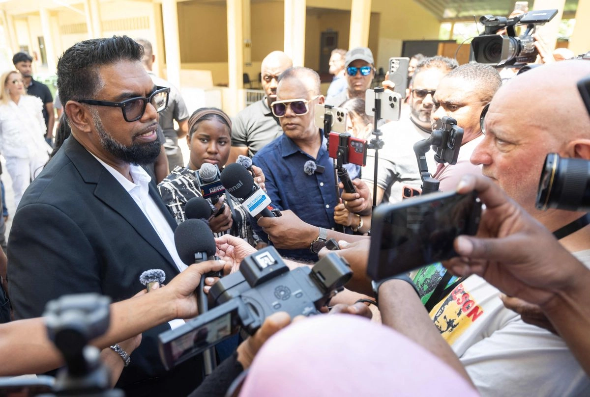 Ali también tendrá que gestionar la espinosa pugna por el Esequibo (oeste), la región rica en petróleo y minerales que reclama su vecina Venezuela. Foto