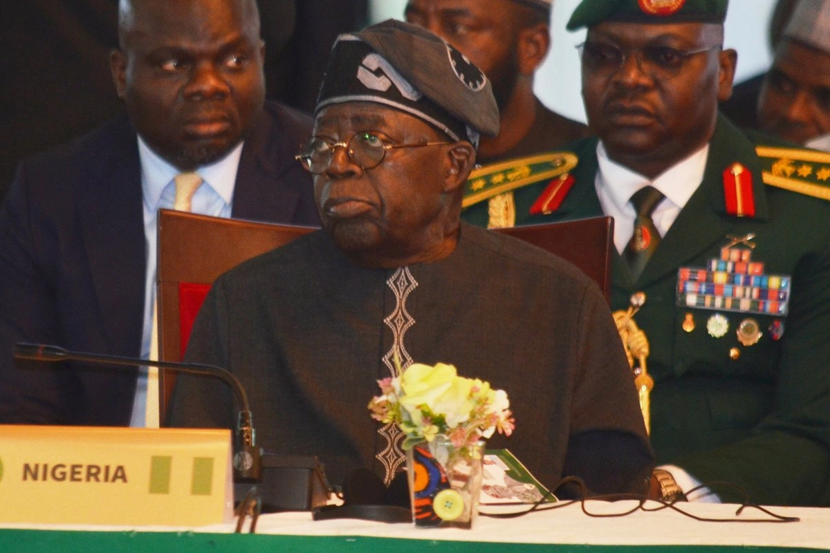 El presidente de Nigeria, Bola Ahmed Tinubu, durante una reunión de la Comunidad Económica de los Estados de África Occidental (CEDEAO) en Abuja, Nigeria, el 22 de junio de 2025. Foto 