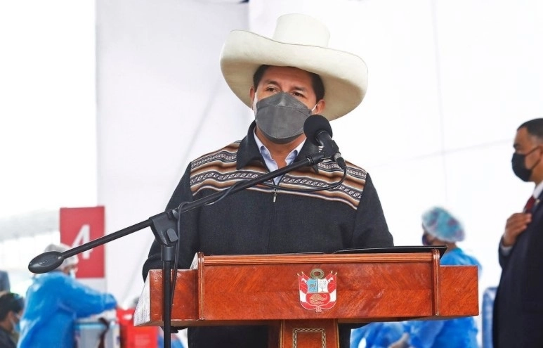 Pedro Castillo, presidente de Perú se reunirá con el mandatario mexicano, Andrés Manuel López Obrador. Foto Europa Press
