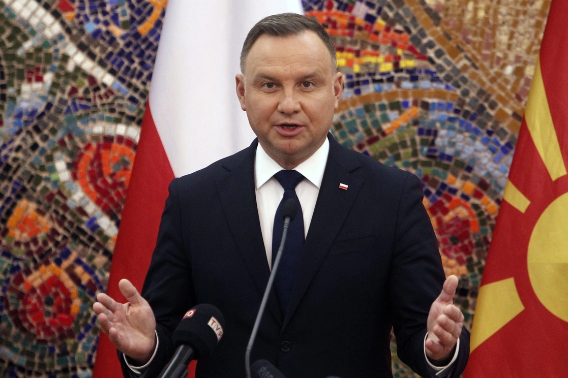 El presidente Andrzej Duda señaló que la propuesta de ley no era popular entre muchos polacos. Foto Ap / Archivo