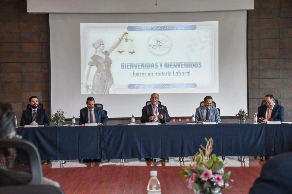 El magistrado rechazó que los jueces y magistrados sean electos por voto directo, la creación de un Tribunal de Disciplina Judicial y de un Órgano de Administración Judicial. Foto tomada de Facebook Poder Judicial del Estado de Guanajuato

