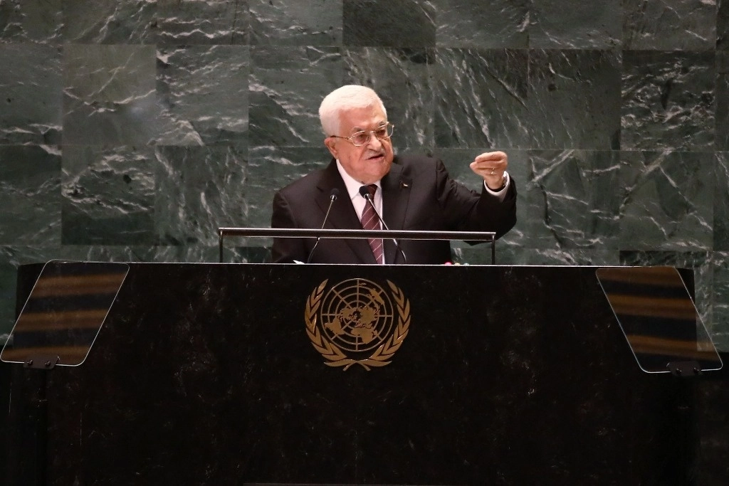 Mahmud Abás, presidente de la Autoridad Palestina, pidió detener el genocidio que se vive en Gaza a manos del ejército israelí y con apoyo de la comunidad internacional. Foto Afp