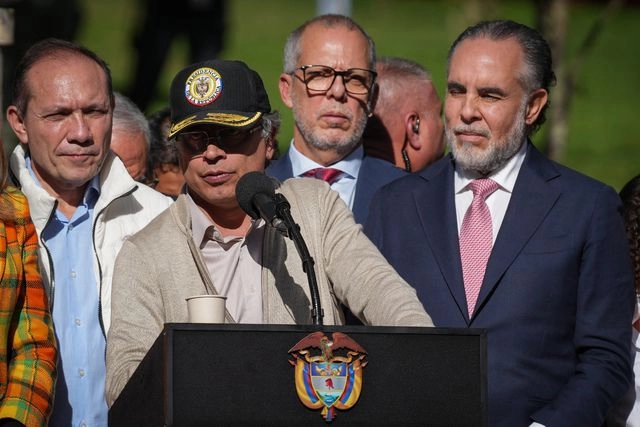 Gustavo Petro, presidente de Colombia respondió a las publicaciones del periódico El País respecto a unos audios que comprometen al ex canciller Álvaro Leyva. Foto 