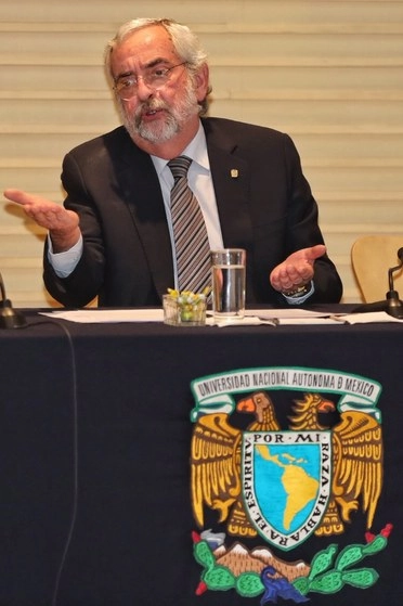 Enrique Grague, rector de la UNAM. Foto Marco Peláez/ Archivo