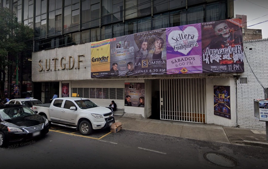Sindicato Único de Trabajadores del Gobierno de la Ciudad de México. Imagen tomada de Google Maps
