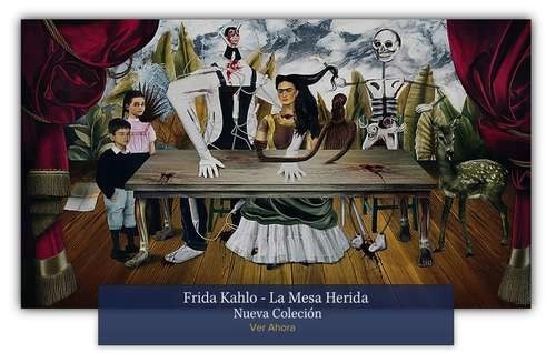 Imagen que recrea el cuadro ‘La mesa herida’ con la que la empresa The Billion Art anuncia en su página de Internet que “es el único vendedor oficial de esta obra por consentimiento firmado con el propietario”