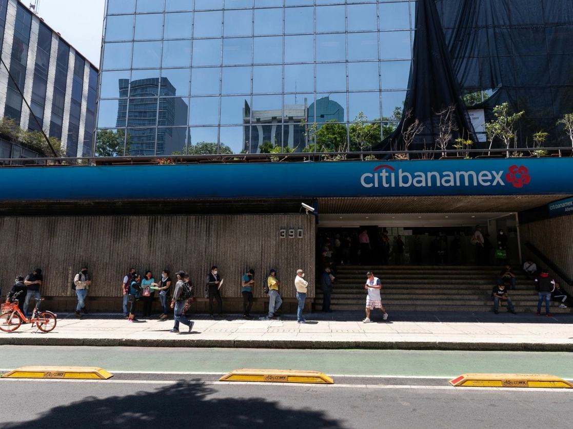 Sucursal de Citibanamex en la Ciudad de México. Foto Pablo Ramos / Archivo