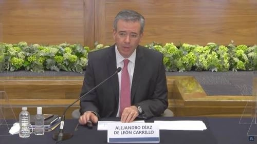 La autonomía del Banco de México no está en riesgo, aseguró Alejandro Díaz de Léon. Foto 'La Jornada'