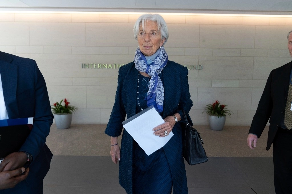 Christine Lagarde, presidenta del Banco Central Europeo. Foto Ap