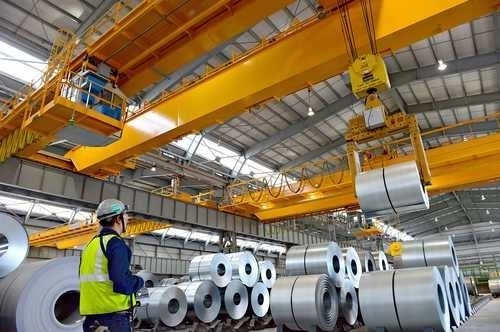 Planta de Ternium ubicada en Nuevo León. Foto Afp / Archivo