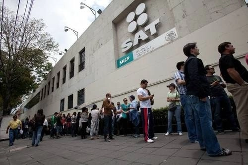Oficinas del SAT en la Ciudad de México, en imagen de archivo. Foto ‘La Jornada’