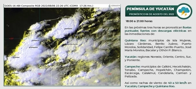 Imagen del twitter de la Conagua