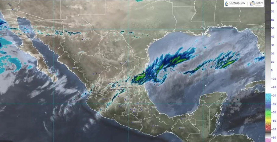Imagen tomada de la cuenta de X @conagua_clima