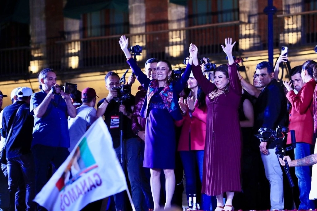 Claudia Sheinbaum Pardo obtuvo más de 32 millones de votos que le dieron el triunfo en las elecciones presidenciales de este domingo 2 de junio. Foto Luis Castillo