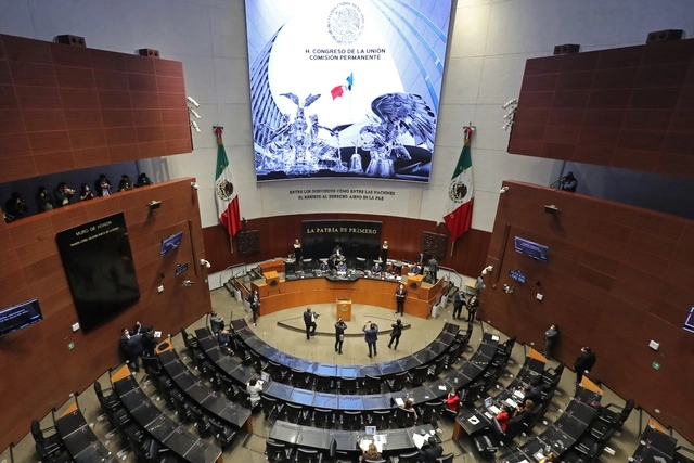 Sesión de la Comisión Permanente del Congreso de la Unión el pasado 29 de julio de 2021. Foto Roberto García