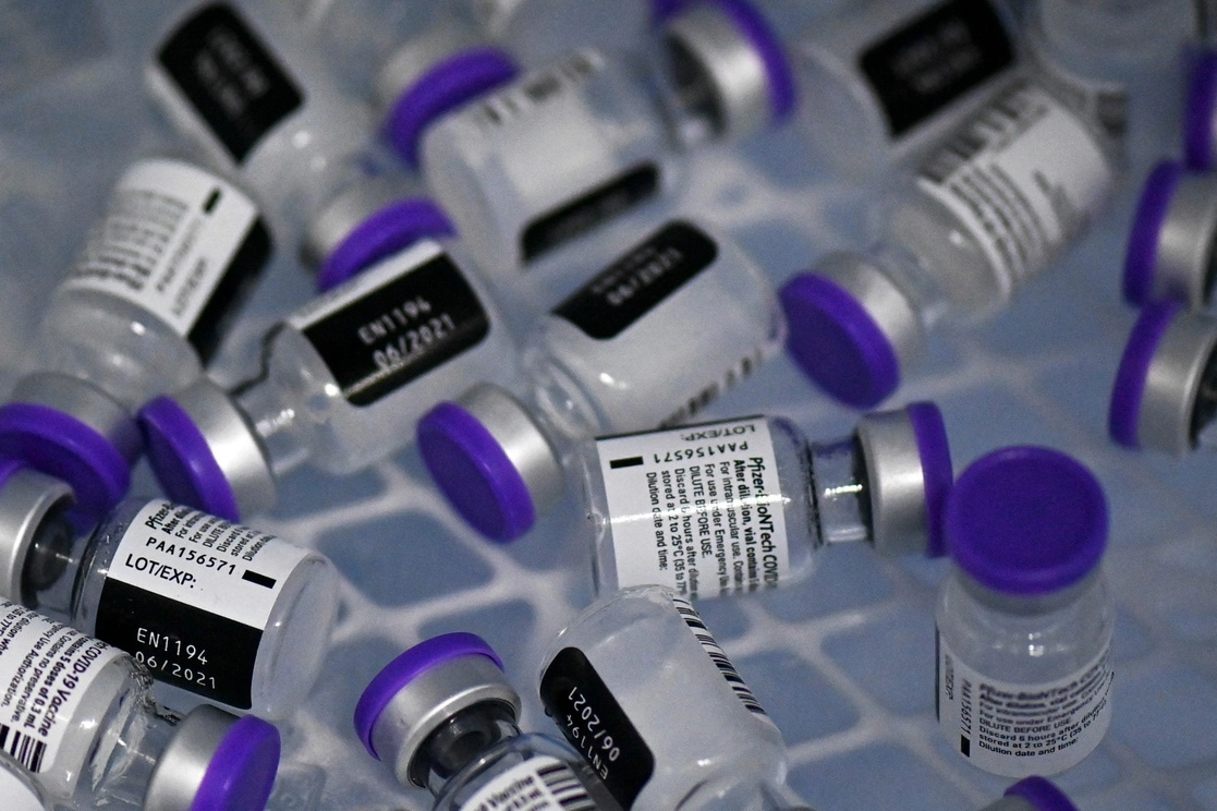 Dosis de la vacuna contra Covid-19 de Pfizer/BioNtech. Foto Afp