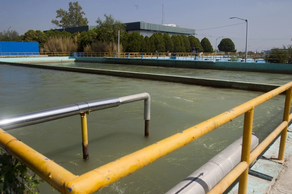La presa El Cuchillo, esta arrancó el año al 48.8 por ciento de almacenamiento. Foto Cuartosuro