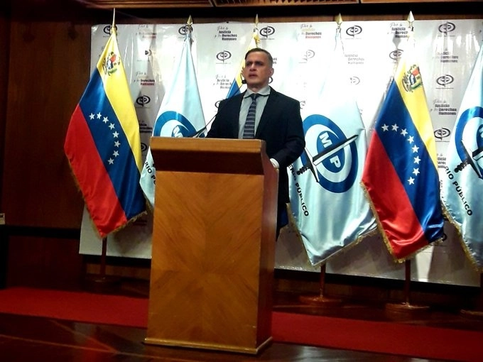 Tarek William Saab, fiscal de Venezuela informó sobre las  condenas contra funcionarios por violaciones a los derechos humanos. Foto Tomada del Twitter @MinpublicoVE