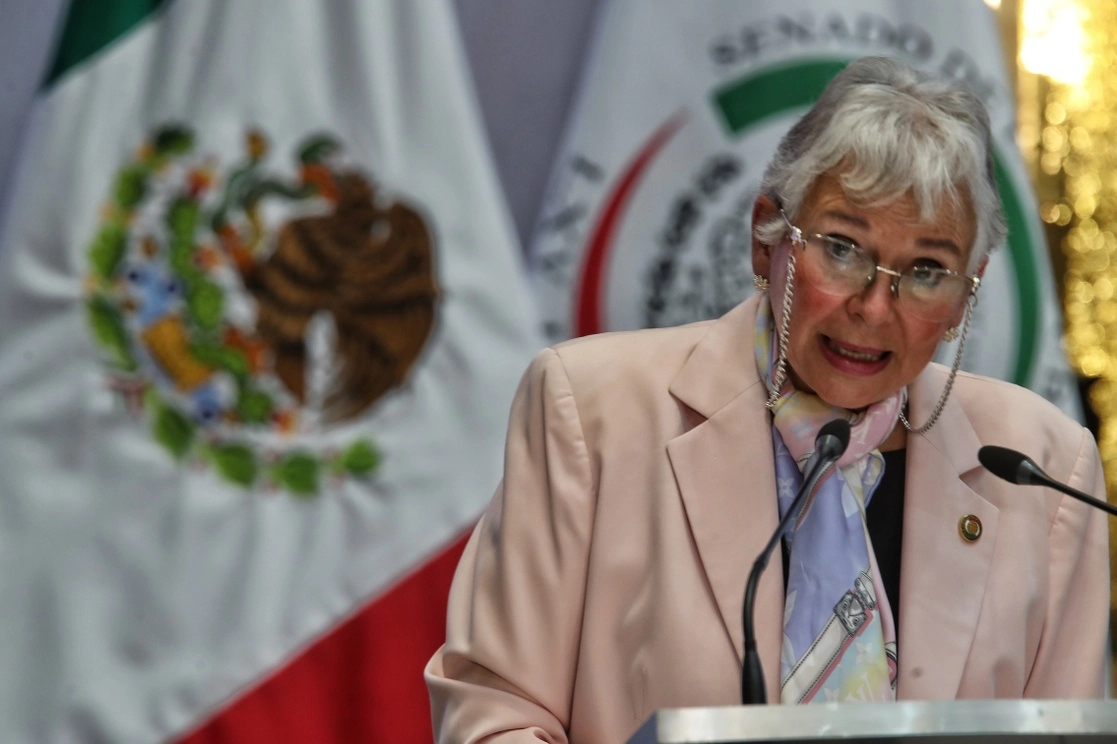 La ex ministra y actual senadora, Olga Sánchez Cordero. Foto Marco Peláez / Archivo