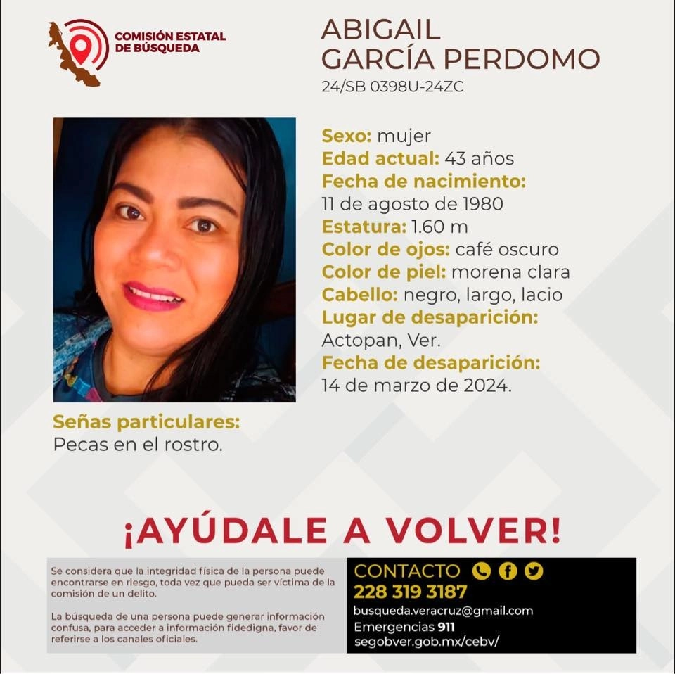 El pasado viernes 15 de marzo, maestros, alumnos y población en general salieron a las calles para pedir a las autoridades agilicen las investigaciones y de esa manera se pueda dar con el paradero de Abigail. Foto Comisión Estatal de Búsqueda