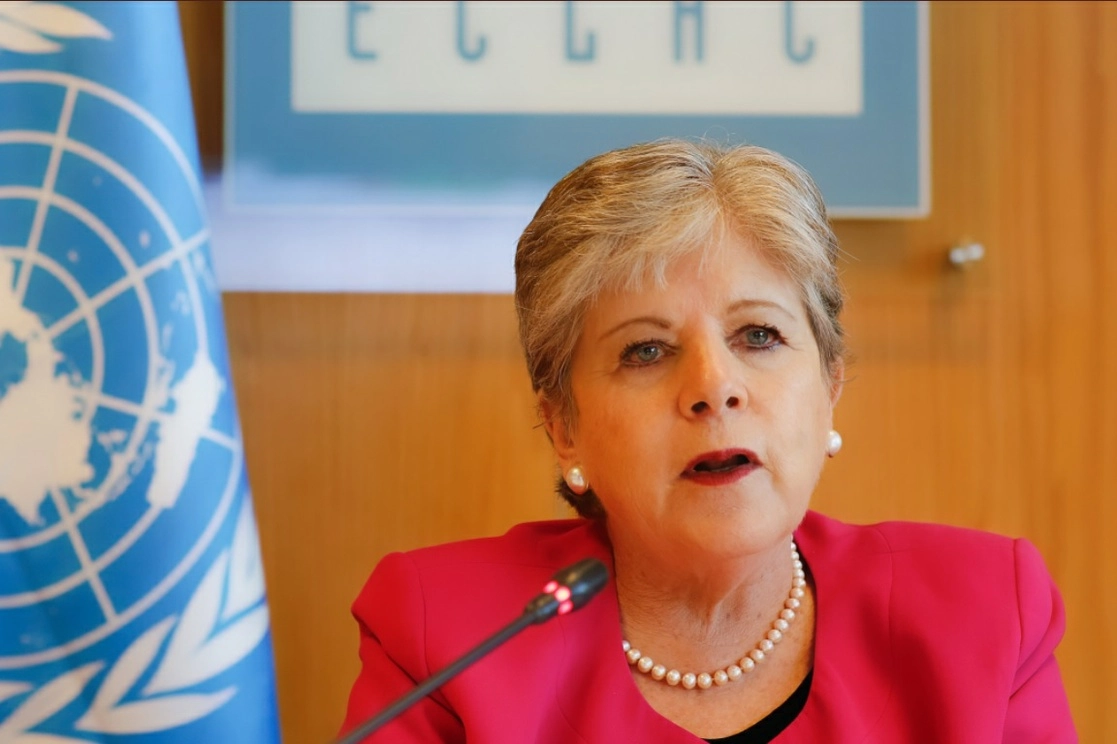 Alicia Bárcena, secretaria ejecutiva de la Comisión Económica para América Latina y el Caribe. Foto tomada de Twitter @cepal_onu