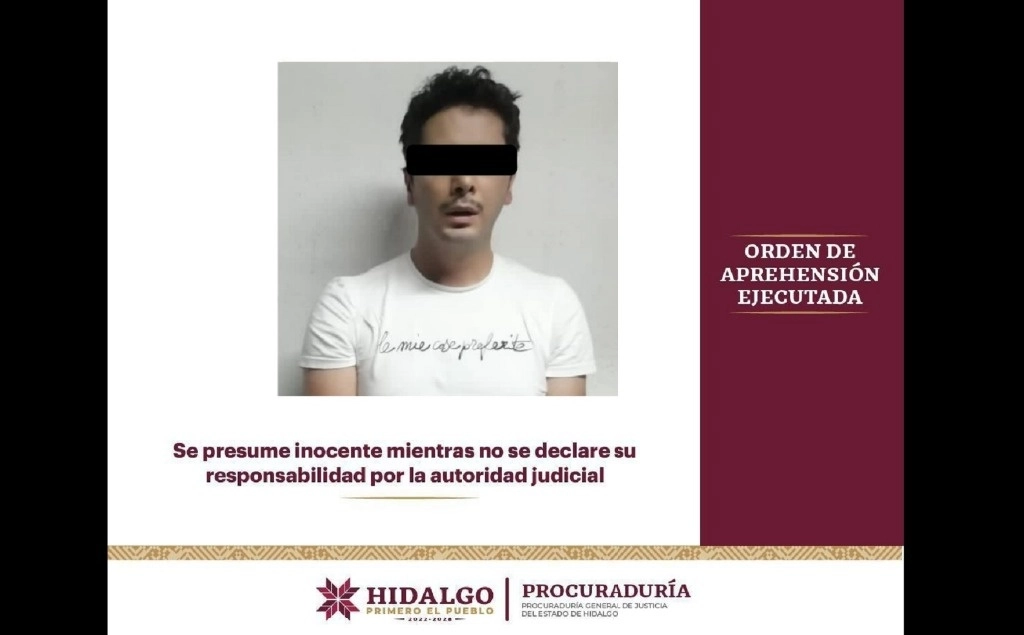 Alfredo E. F. M., ex secretario de finanzas del PRI de Hidalgo fue denunciado desde hace  más de una año por la presunta víctima. Foto Procuraduría General de Justicia del Estado de Hidalgo 