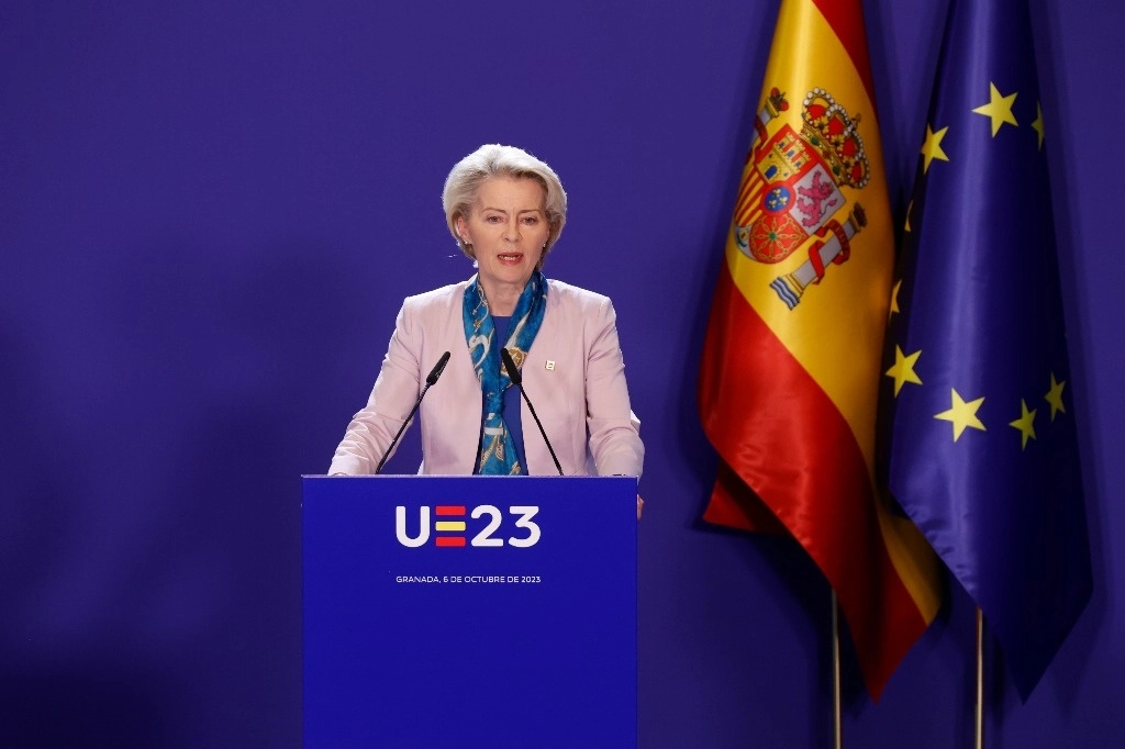 Ursula von der Leyen, presidenta de la Comisión Europea. Foto Ap
