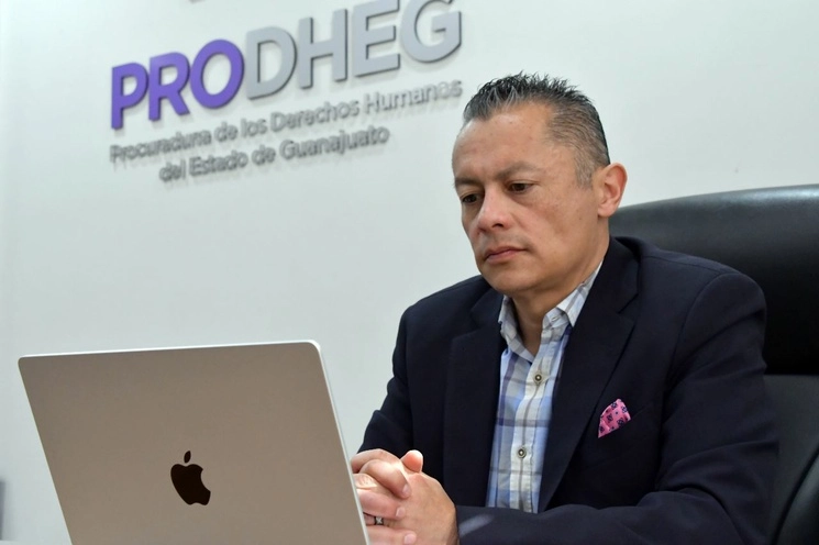 Vicente Esqueda Méndez, procurador de los Derechos Humanos del Estado de Guanajuato. Foto La Jornada