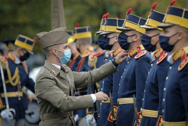 Durante el Día Nacional de Conmemoración del Holocausto en Bucarest, Rumania, el 9 de octubre pasado. Foto Ap 