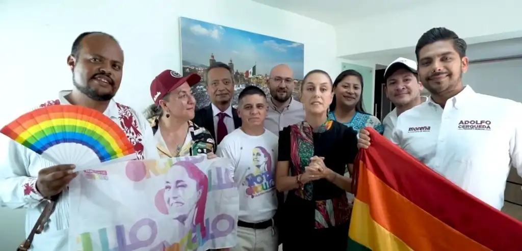 A través de sus redes sociales, la candidata de la coalición Sigamos Haciendo Historia refrendó su compromiso en la defensa de los derechos de la comunidad LGBTIQ+. Captura de pantalla de un video de X@Claudiashein