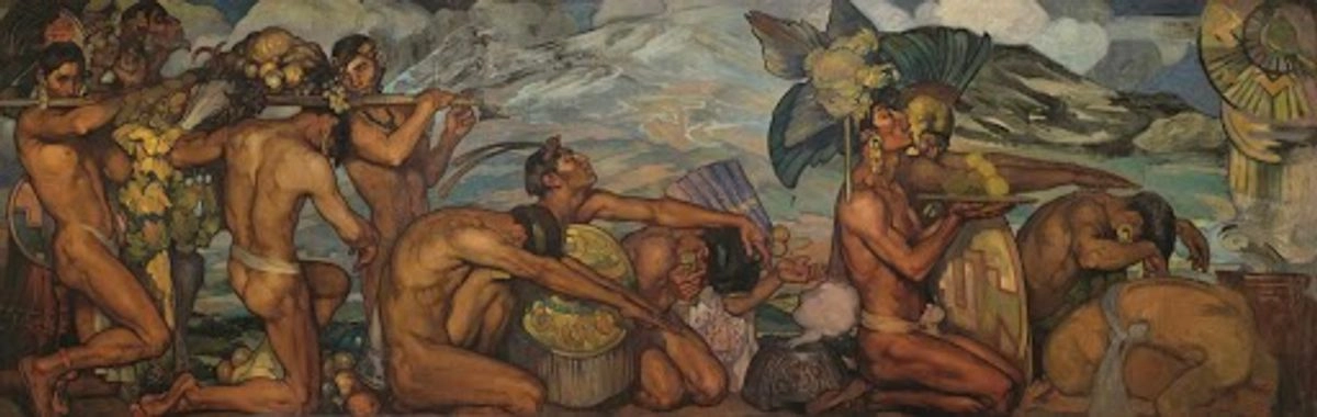 ‘Nuestros dioses’ (1917), óleo de Saturnino Herrán