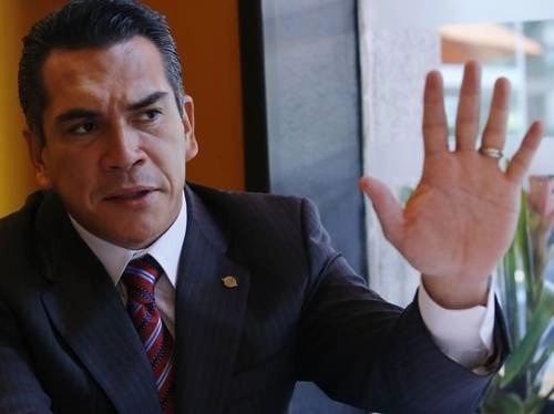 En imagen de archivo, el líder nacional del PRI, Alejandro Moreno. Foto Francisco Olvera