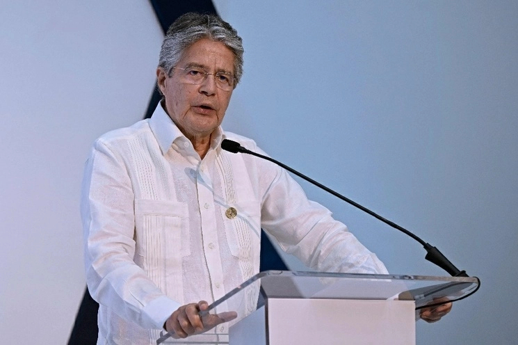 El presidente de Ecuador, Guillermo Lasso. Foto Afp