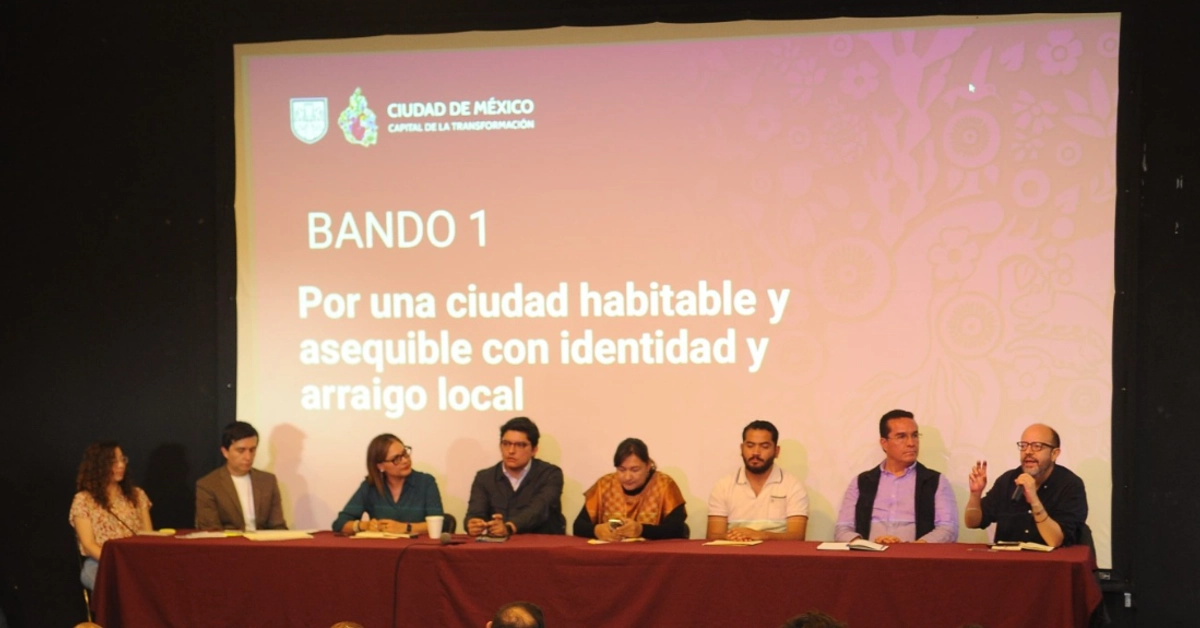 En el segundo foro que organiza el grupo parlamentario de Morena “Diálogos contra la gentrificación”. Foto 