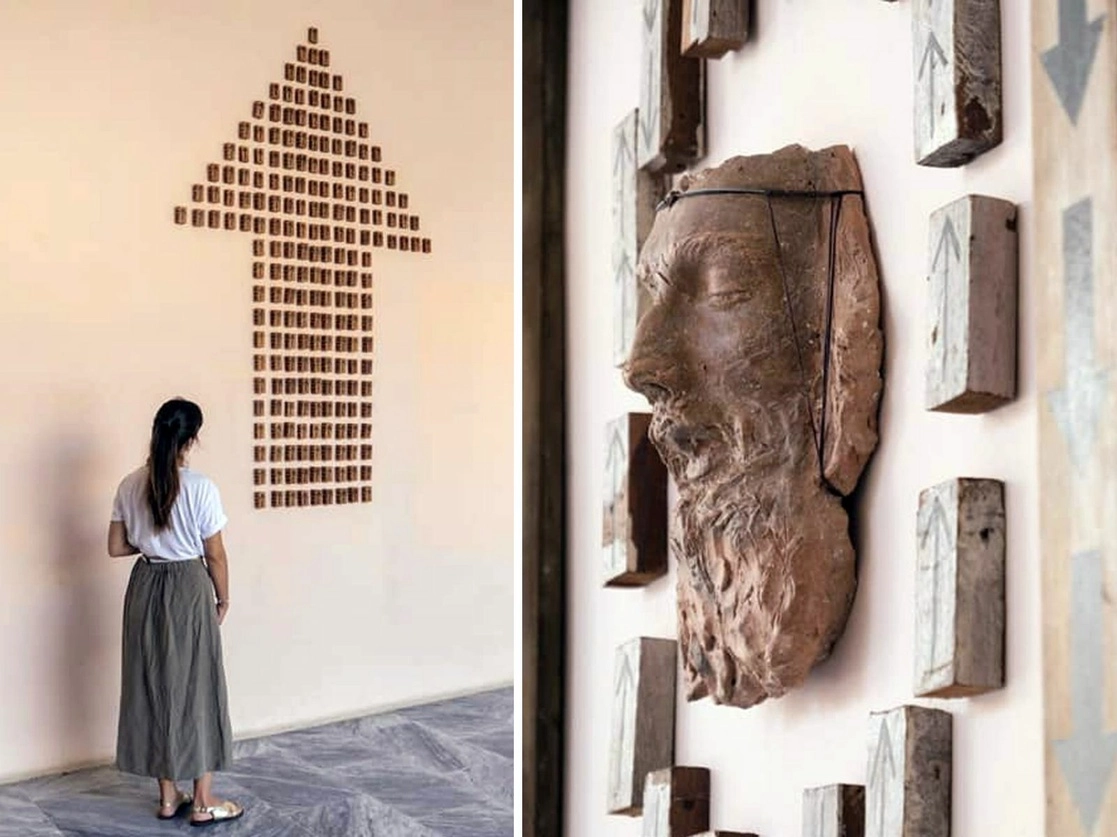 Arriba, algunas piezas que forman parte del encuentro que se inaugura hoy. Foto cortesía de la bienal