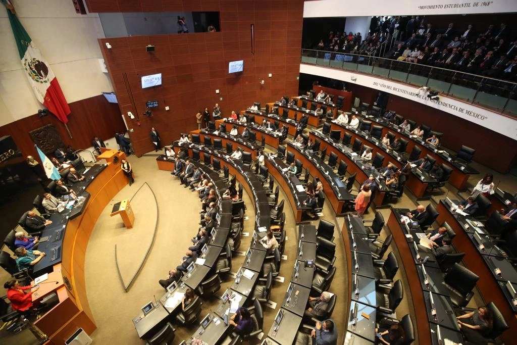 Sesión en el Senado de la República, el pasado 25 de abril. Foto Yazmín Ortega Cortés 