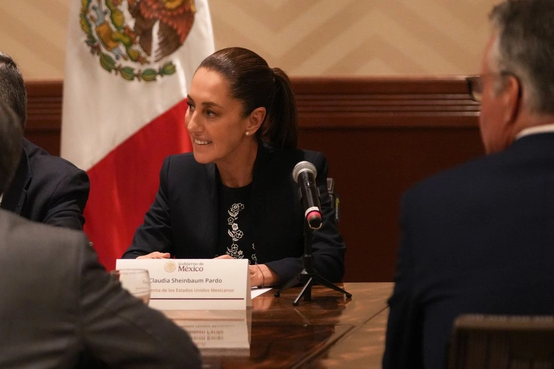 La presidenta manifestó que México se ha caracterizado históricamente por ser promotor de la paz, el desarme y el respeto a la soberanía de los pueblos. Foto