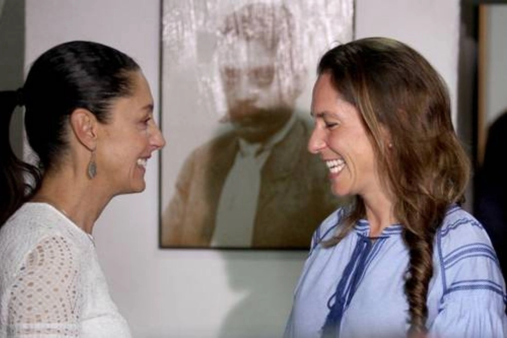 Claudia Sheinbaum Pardo y Mariana Boy, en imagen de archivo. Foto María Luisa Severiano