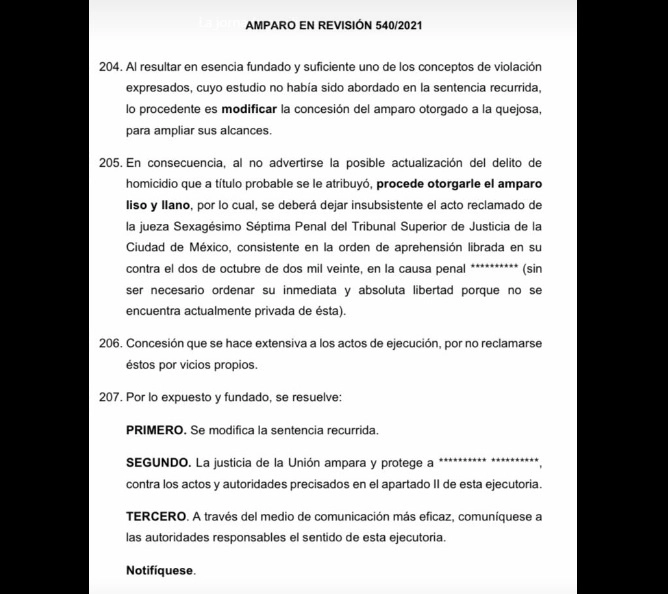 Imagen de la página 100 de uno de los proyectos del ministro Gutiérrez Ortiz Mena. Foto La Jornada