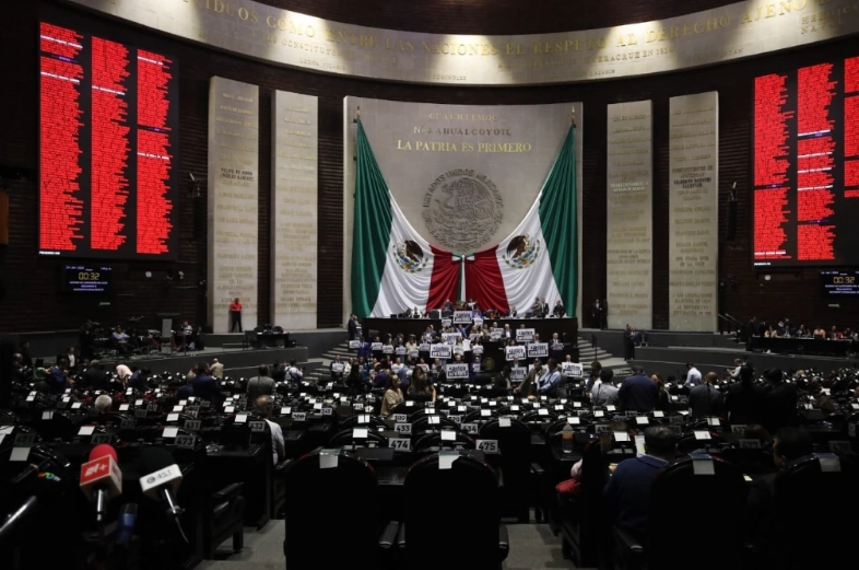 Sala de sesiones de la Cámara de Diputados.