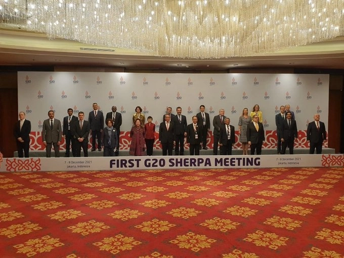 La presentación del Plan Mundial del Bienestar se realizó en la Primera Reunión de Sherpas del G20. Foto SRE