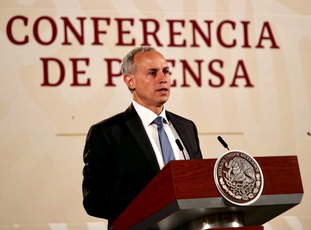 El subsecretario de Prevención y Promoción de la Salud, Hugo López-Gatell, durante la conferencia presidencial matutina en Palacio Nacional, en la Ciudad de México, el 14 de marzo de 2023. Foto María Luisa Severiano