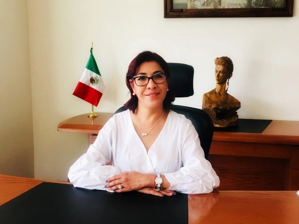 La comisionada Josefina Román Vergara logró que representantes de las empresas participen en Asamblea Global de Privacidad 2021. Foto tomada de https://home.inai.org.mx/?page_id=1740