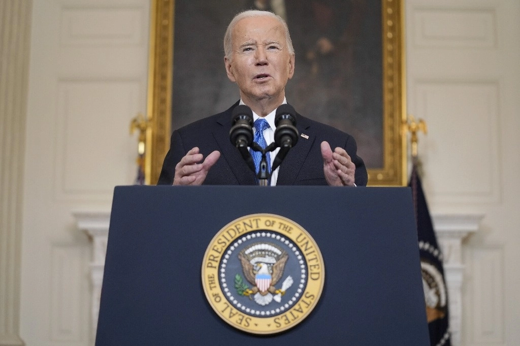 El presidente de Estados Unidos, Joe Biden, firmó una orden que protege a los palestinos en el país de la deportación durante los próximos 18 meses, informó la Casa Blanca. Foto Ap / Archivo